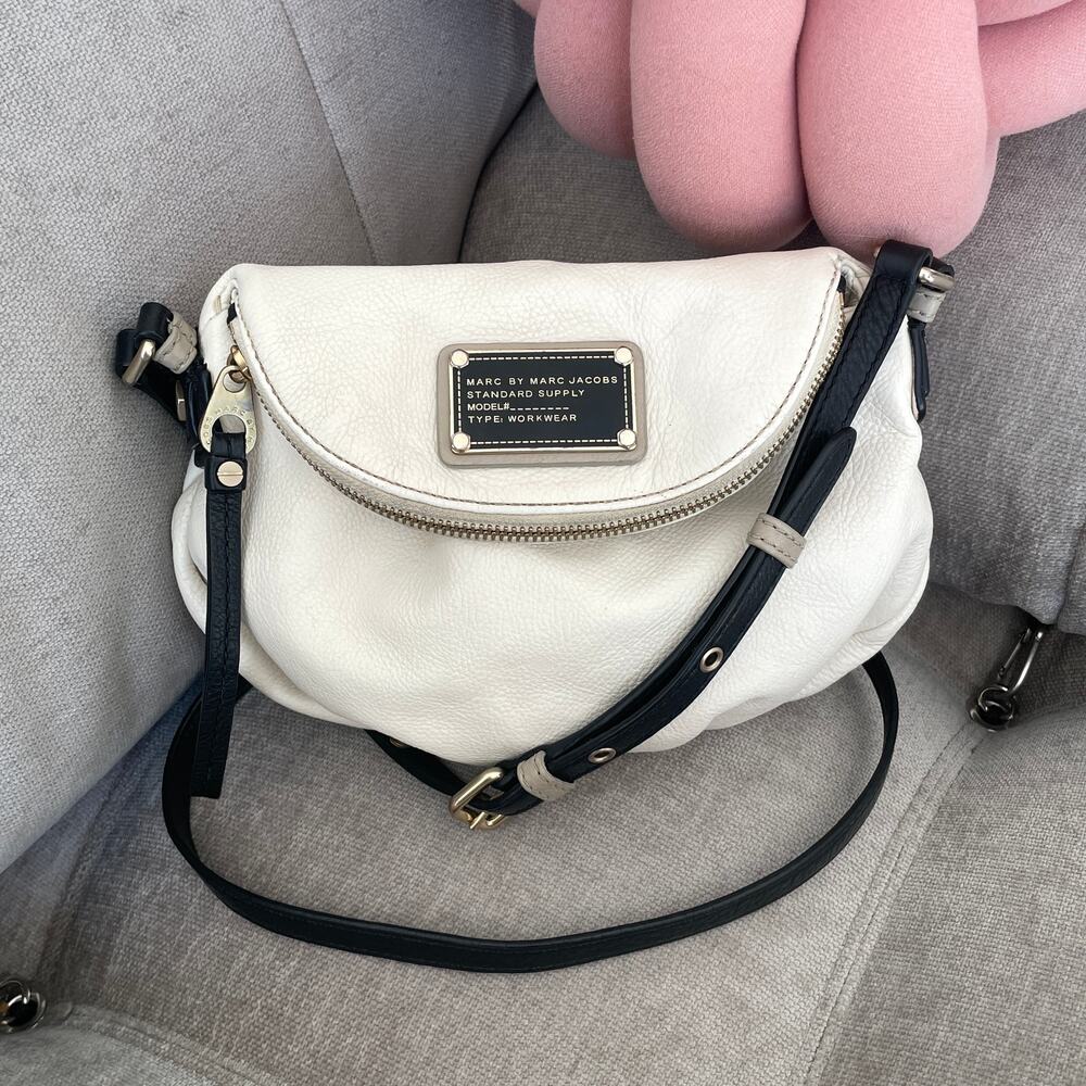 MARC JACOBS Mini Natasha Leather Crossbody Bag Colorblock